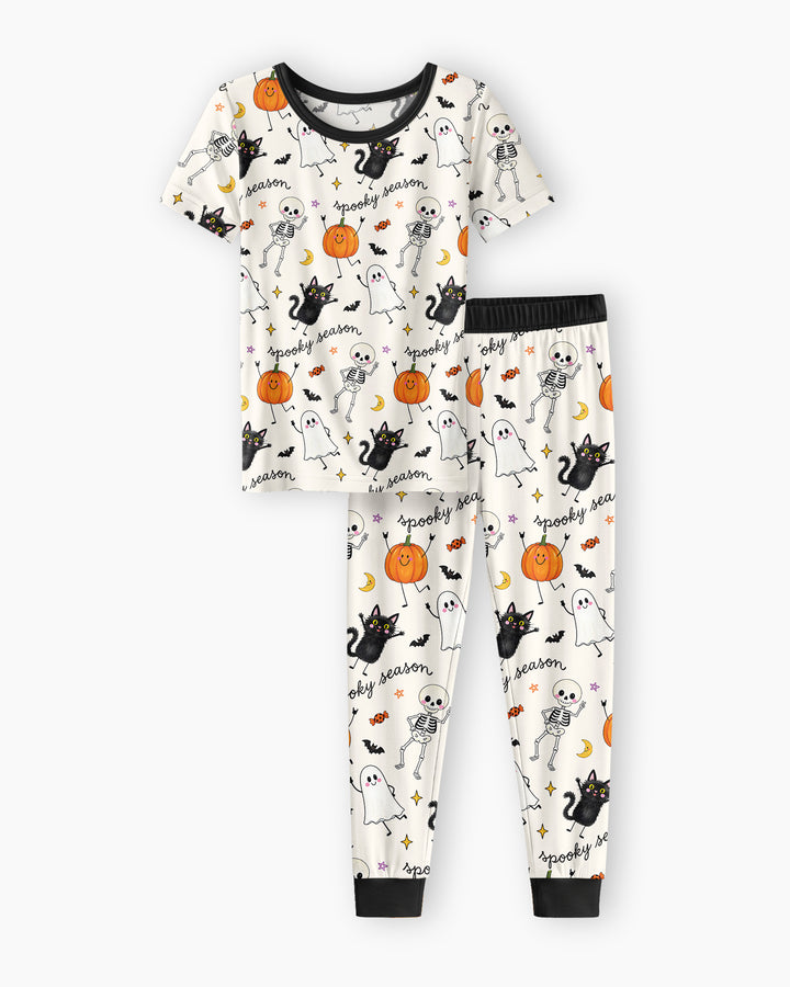 Hangin’ With My Boos Bamboo Two Piece Short Sleeve Pajama Set
