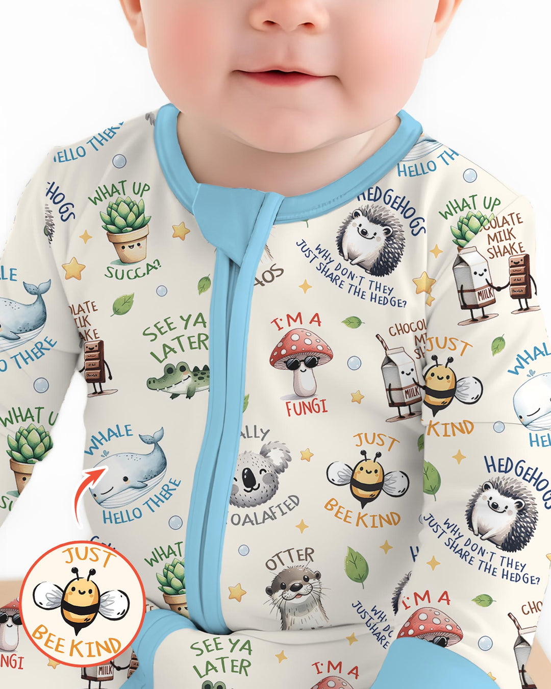 Silly Little Puns Bamboo Convertible Zippy
