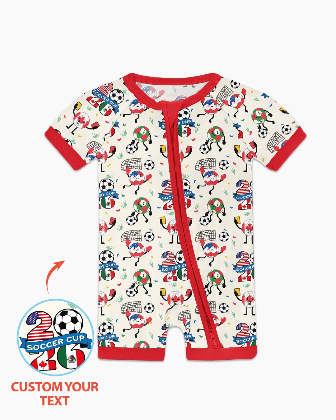 Soccer Squad 2026 Bamboo Shorty Zippy