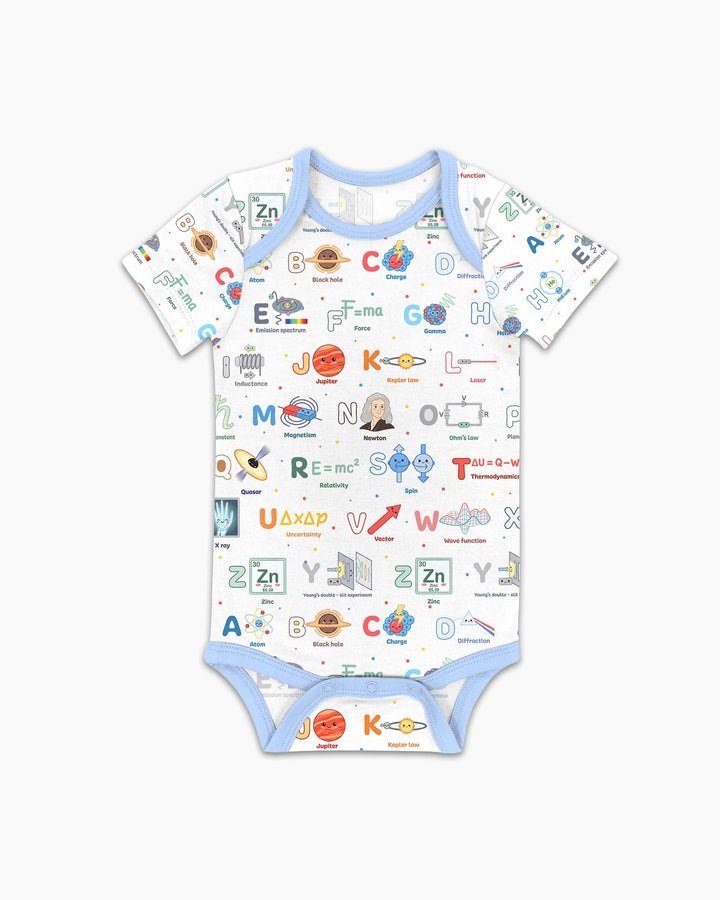The Physics Alphabet Bamboo Bodysuit