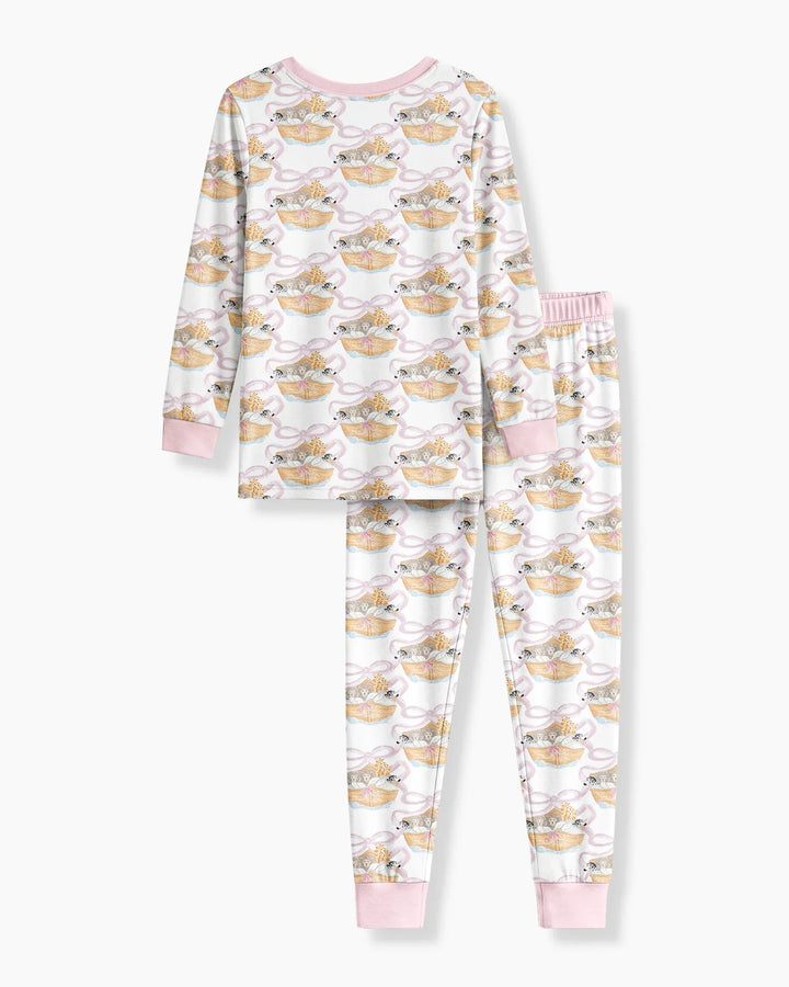 Noah's Ark Bamboo Two Piece Long Sleeve Pajama Set