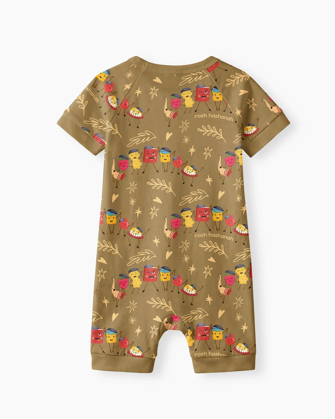 Let's Celebrate Rosh Hashanah Bamboo Shorty Zippy