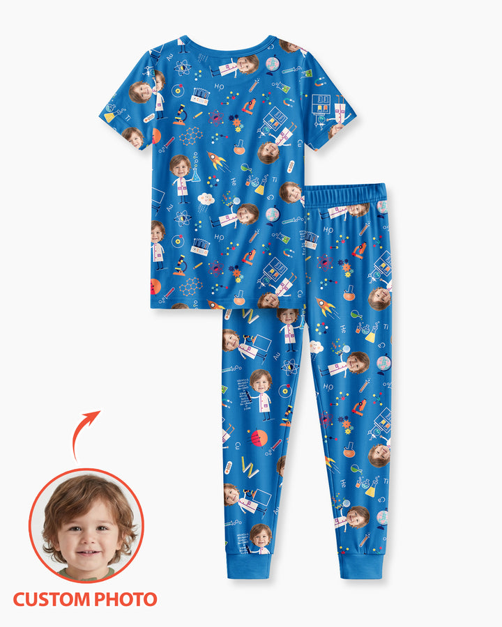 CUSTOM Template Bamboo Two Piece Short Sleeve Pyjamas Set