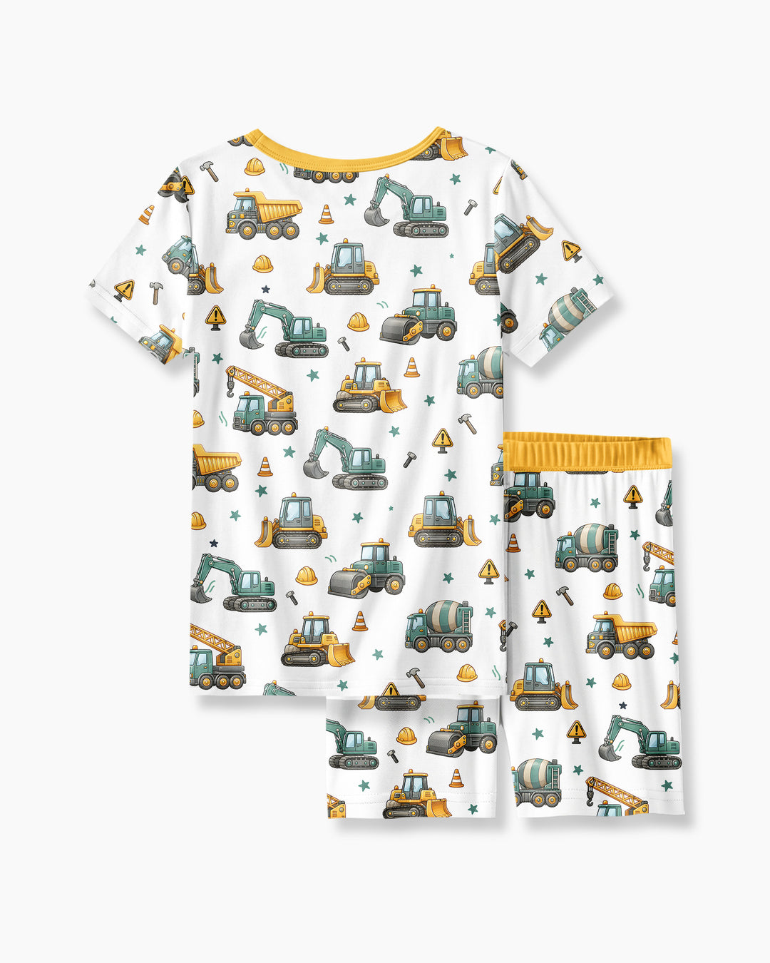 Template Bamboo Two Piece Short Sleeve Shorts Pyjamas Set