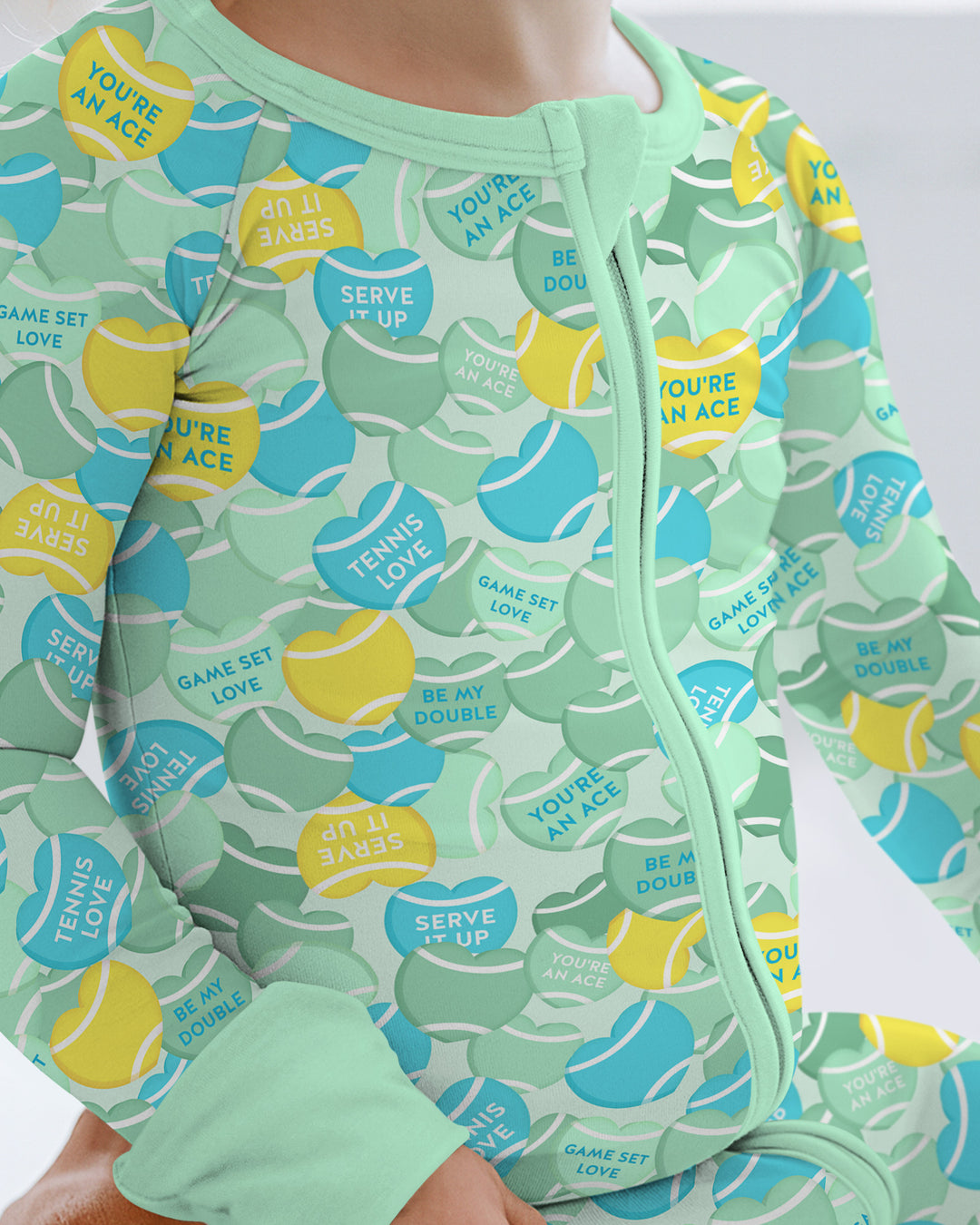 Tennis Candy Family Matching Bamboo Convertible Zippy