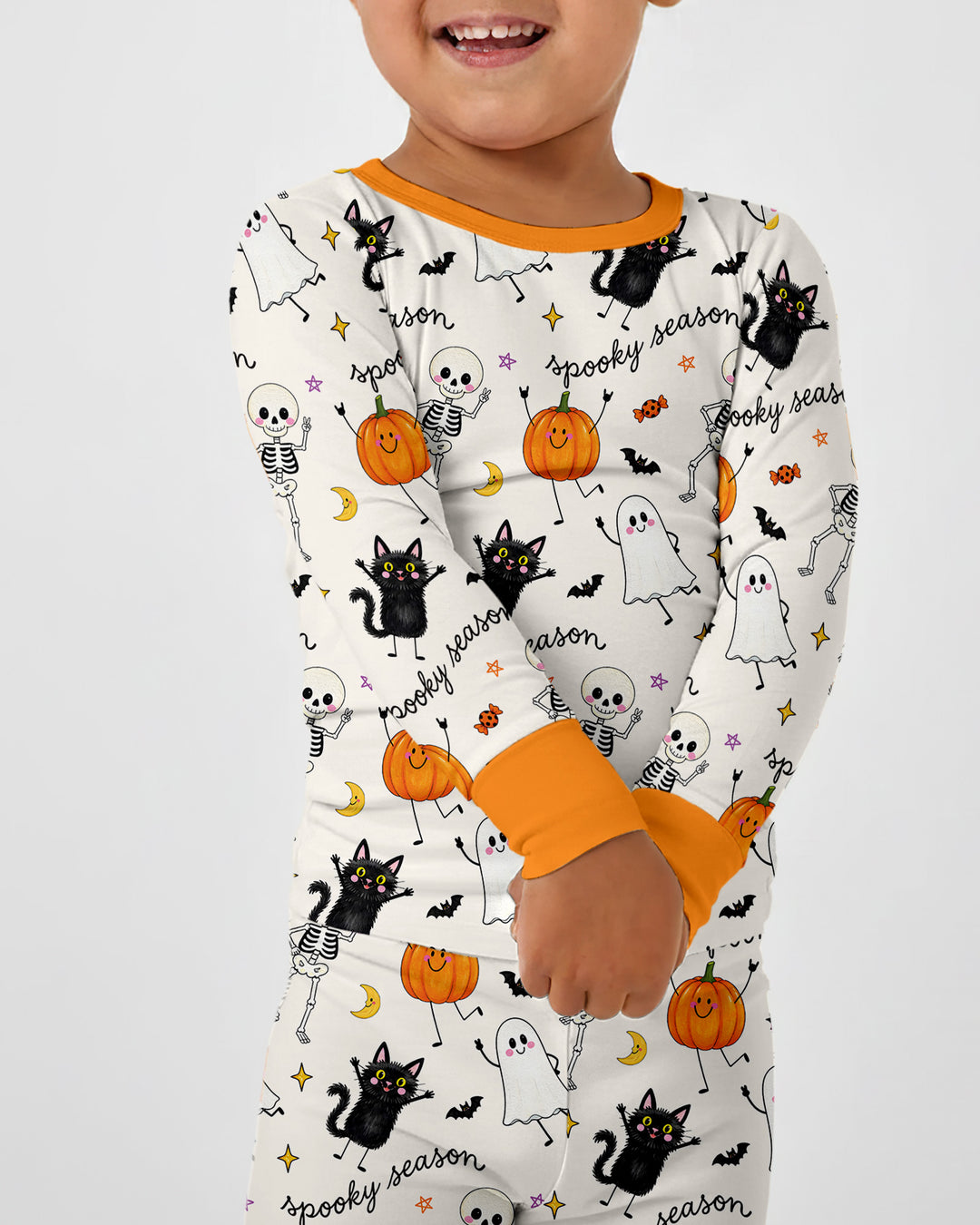 Template Bamboo Two Piece Long Sleeve Pyjamas Set