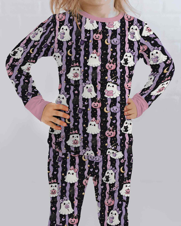 Template Bamboo Two Piece Long Sleeve Pyjamas Set