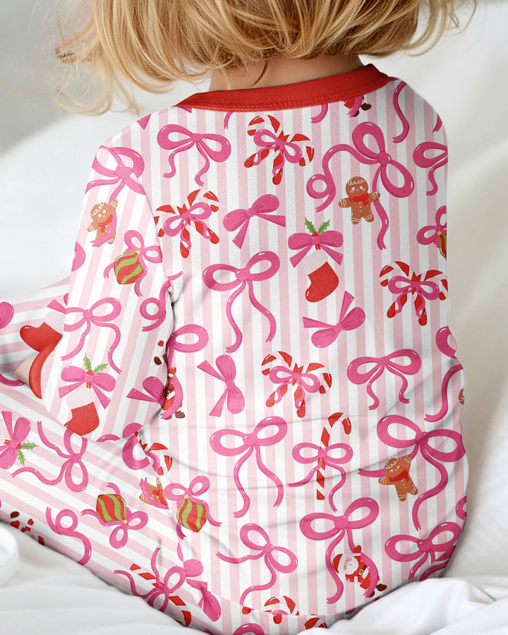 Pink Bow Christmas Magic Bamboo Convertible Zippy