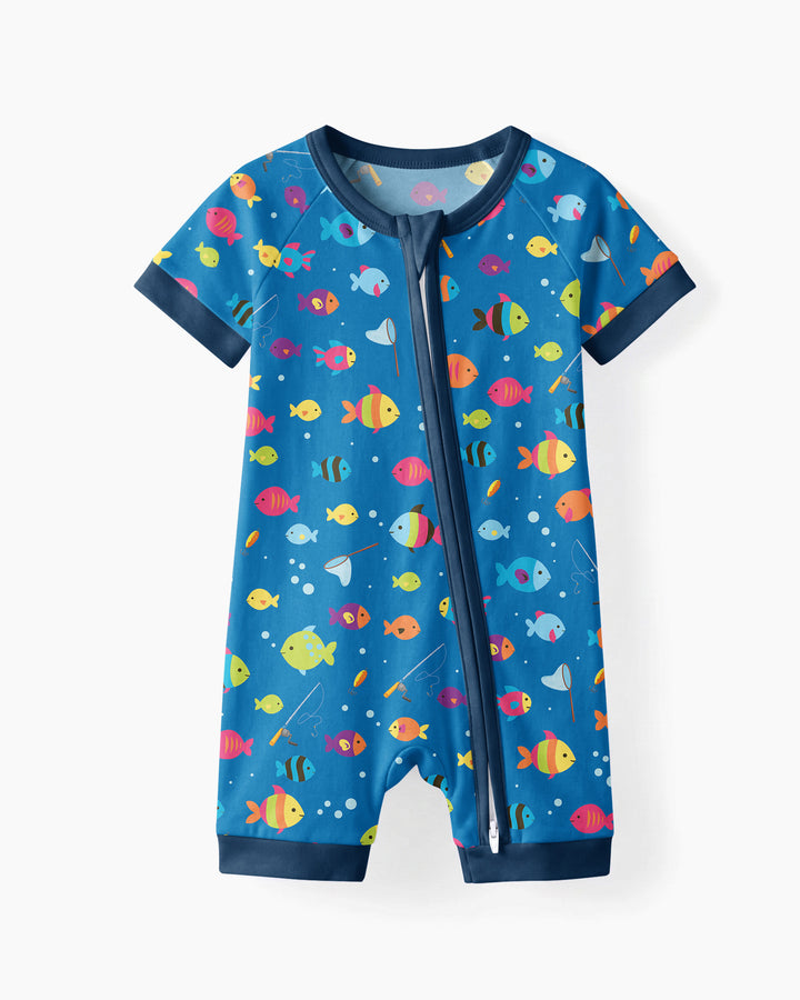 Little Fisher’s Adventure Bamboo Shorty Zippy