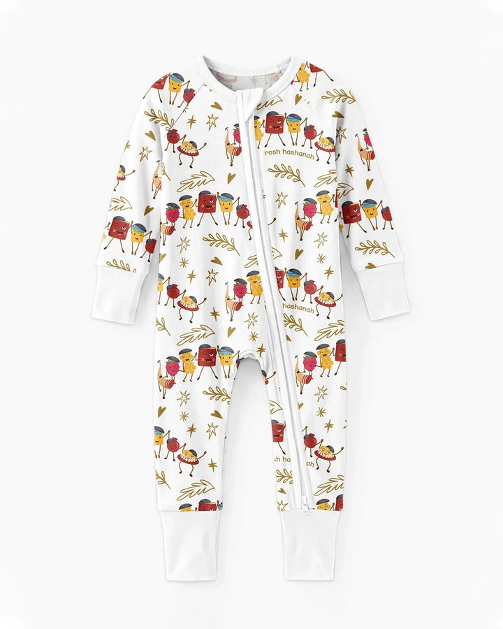 Let's Celebrate Rosh Hashanah Bamboo Convertible Zippy