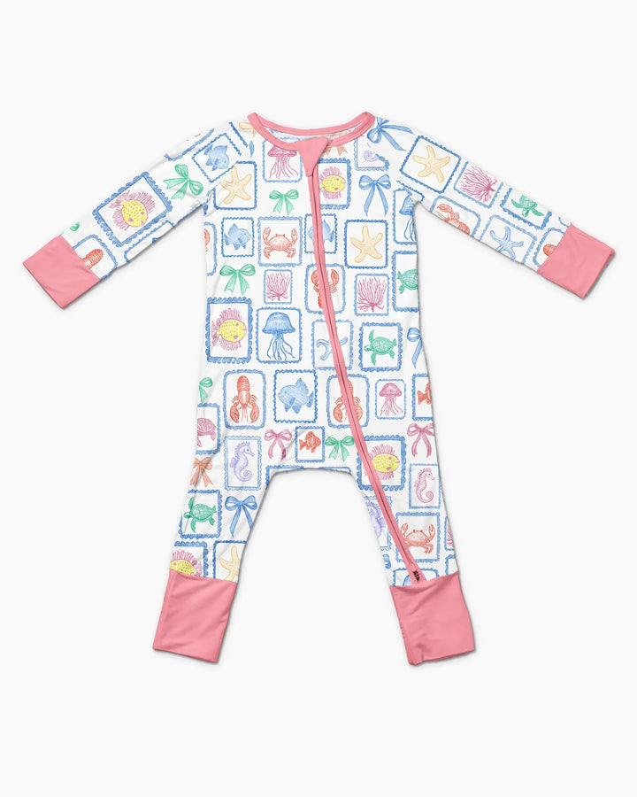 Coastal Treasures Family Matching Bamboo Convertible Zippy