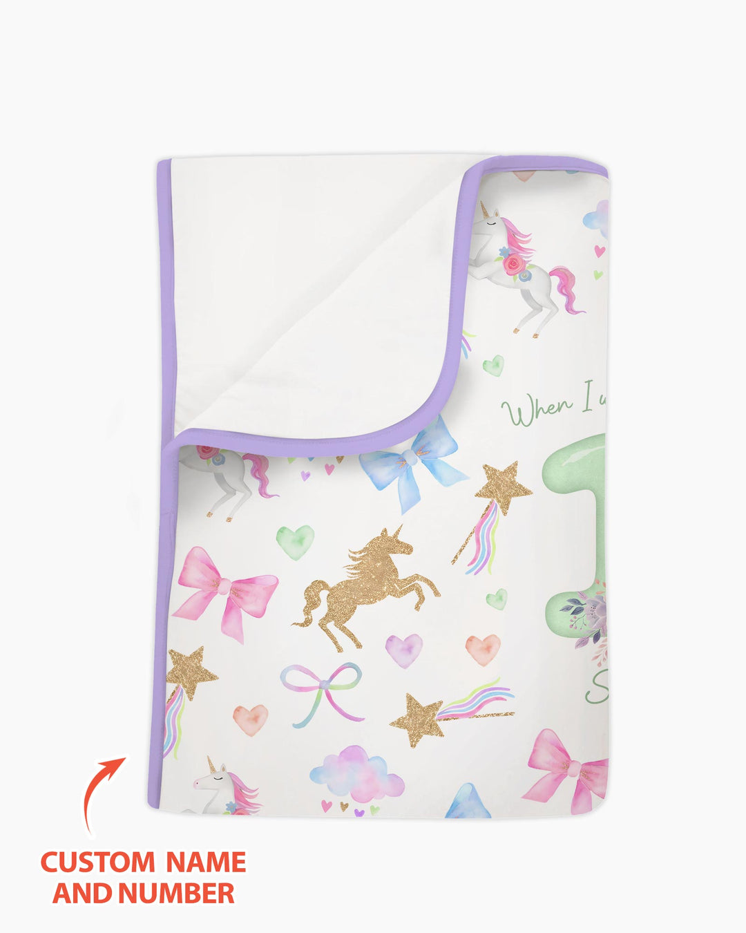Custom Name When I Wake Up I Will Be Birthday Bamboo Blanket