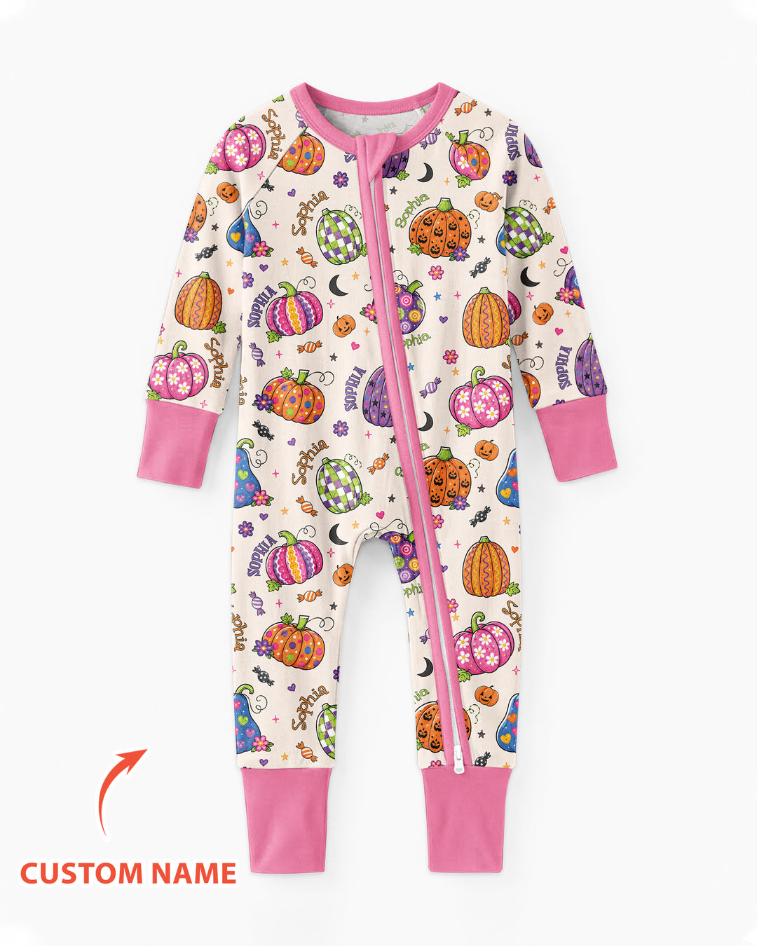 Boo-tiful Pumpkins Bamboo Convertible Zippy