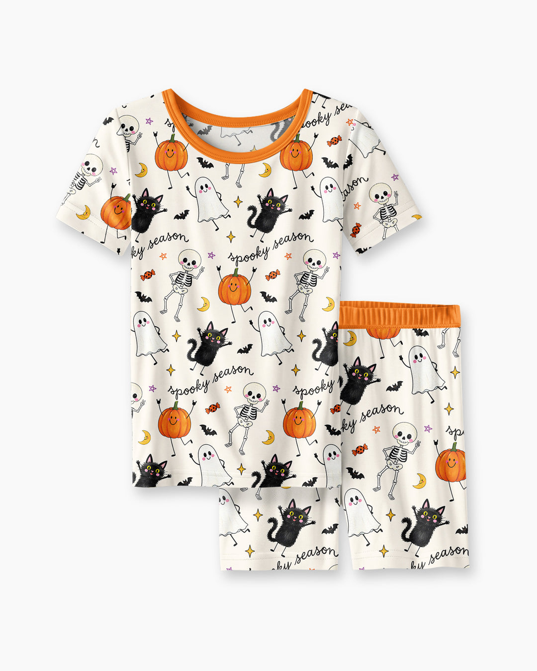 Template Bamboo Two Piece Short Sleeve Shorts Pyjamas Set