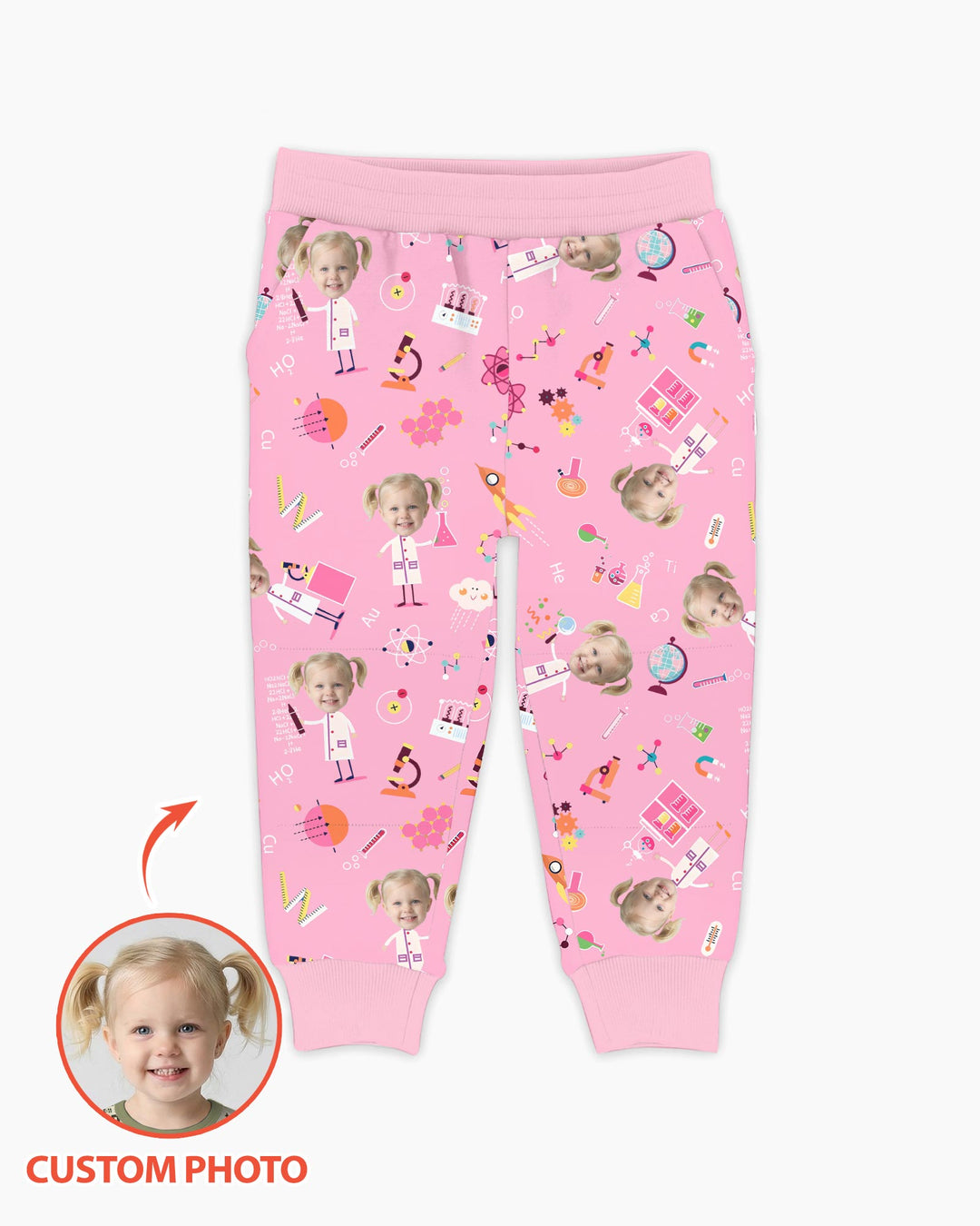 Custom Image Chemical Laboratory Bamboo Jogger