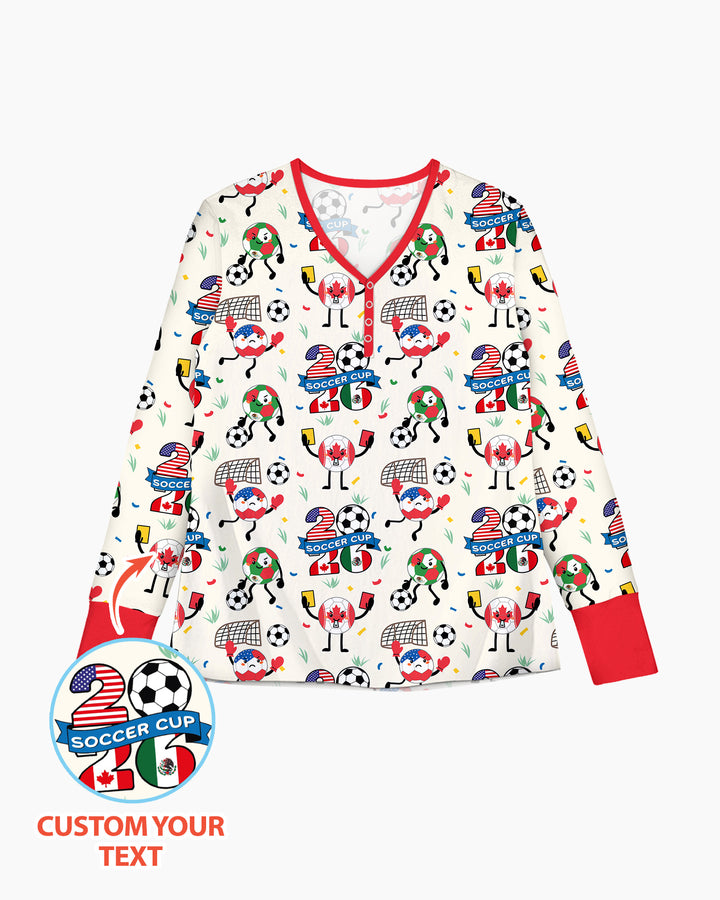 Soccer Squad 2026 Bamboo Women Pajama Set