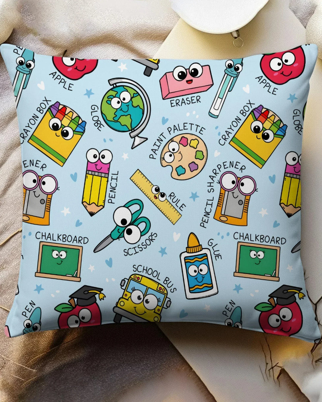 Happy School Pals Bamboo Pillow Case