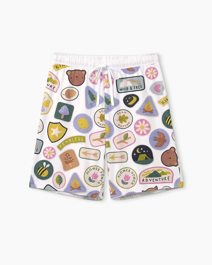 Little Explorer Bamboo Men Short Sleeve Short Pajama Set