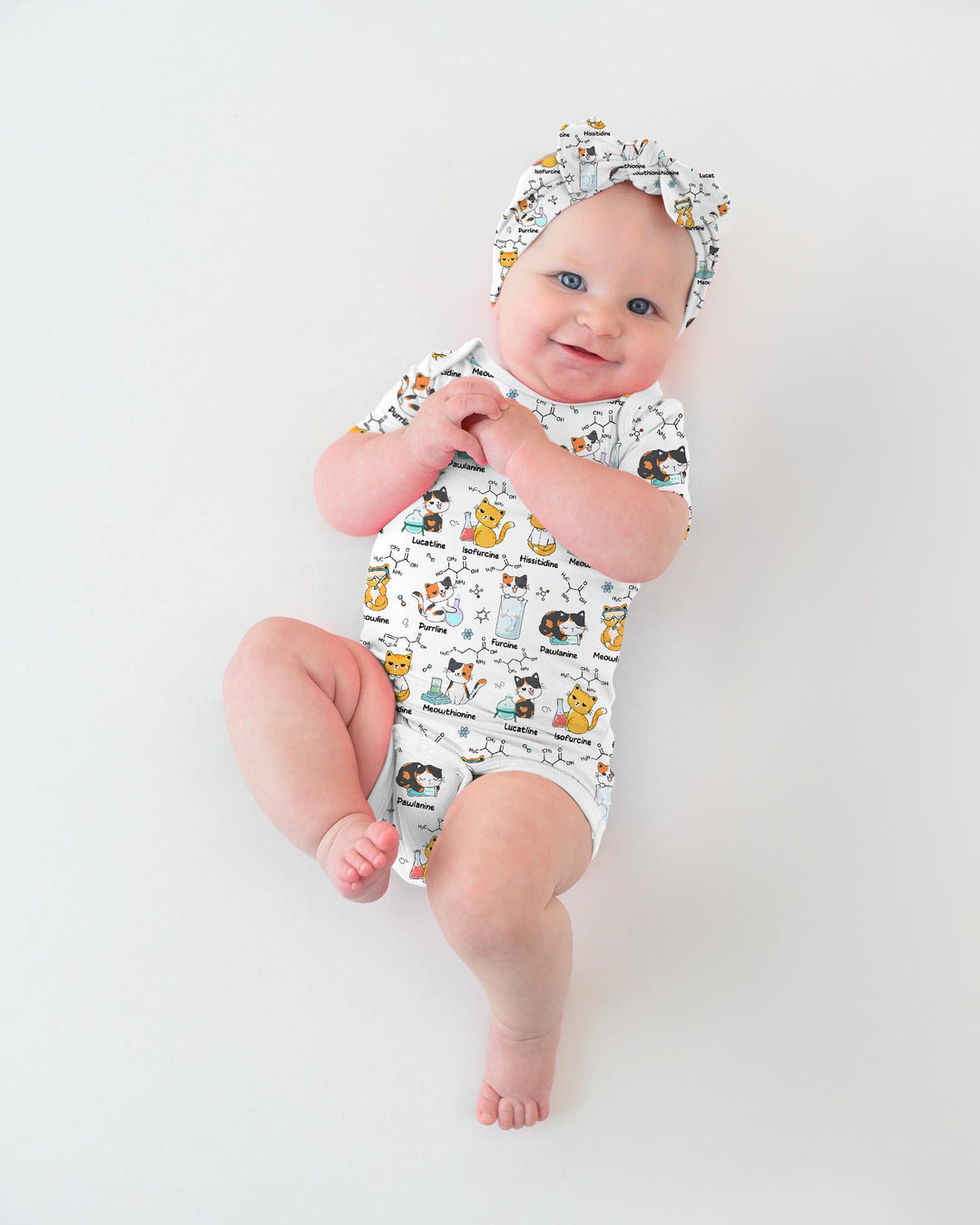 Biochemistry Cat Bamboo Bodysuit