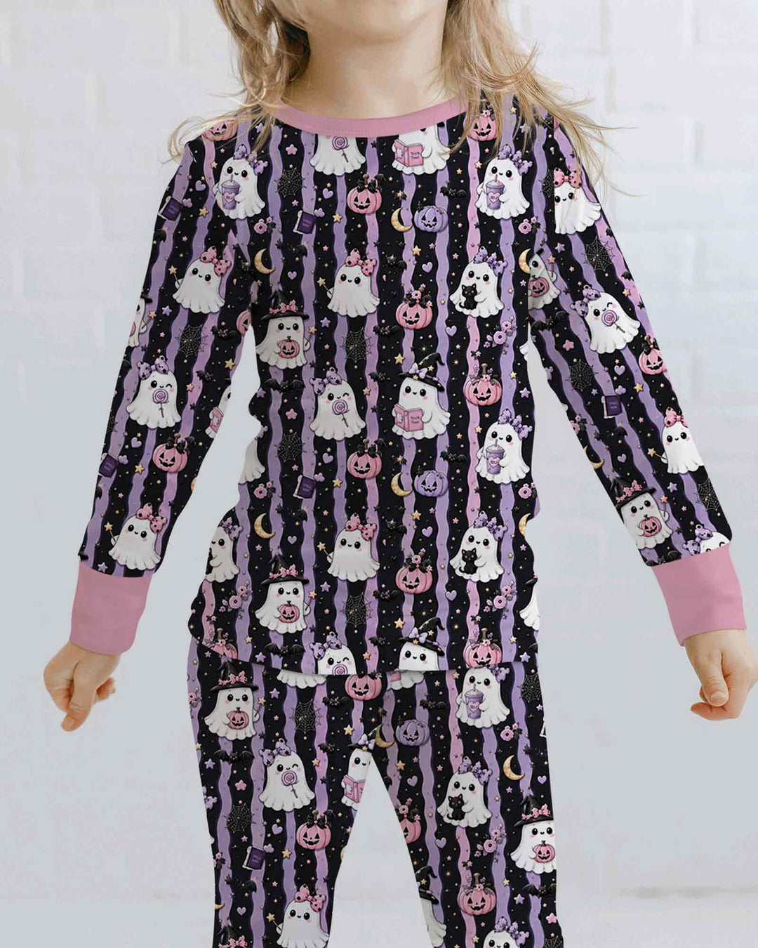 Template Bamboo Two Piece Long Sleeve Pyjamas Set