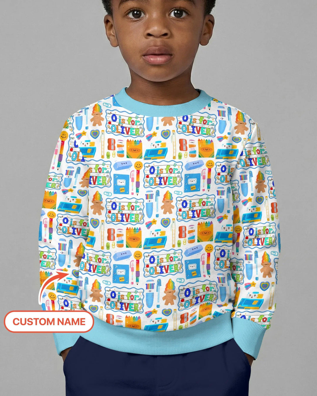 Custom Name Classroom Cuties Bamboo Crewneck Sweatshirt