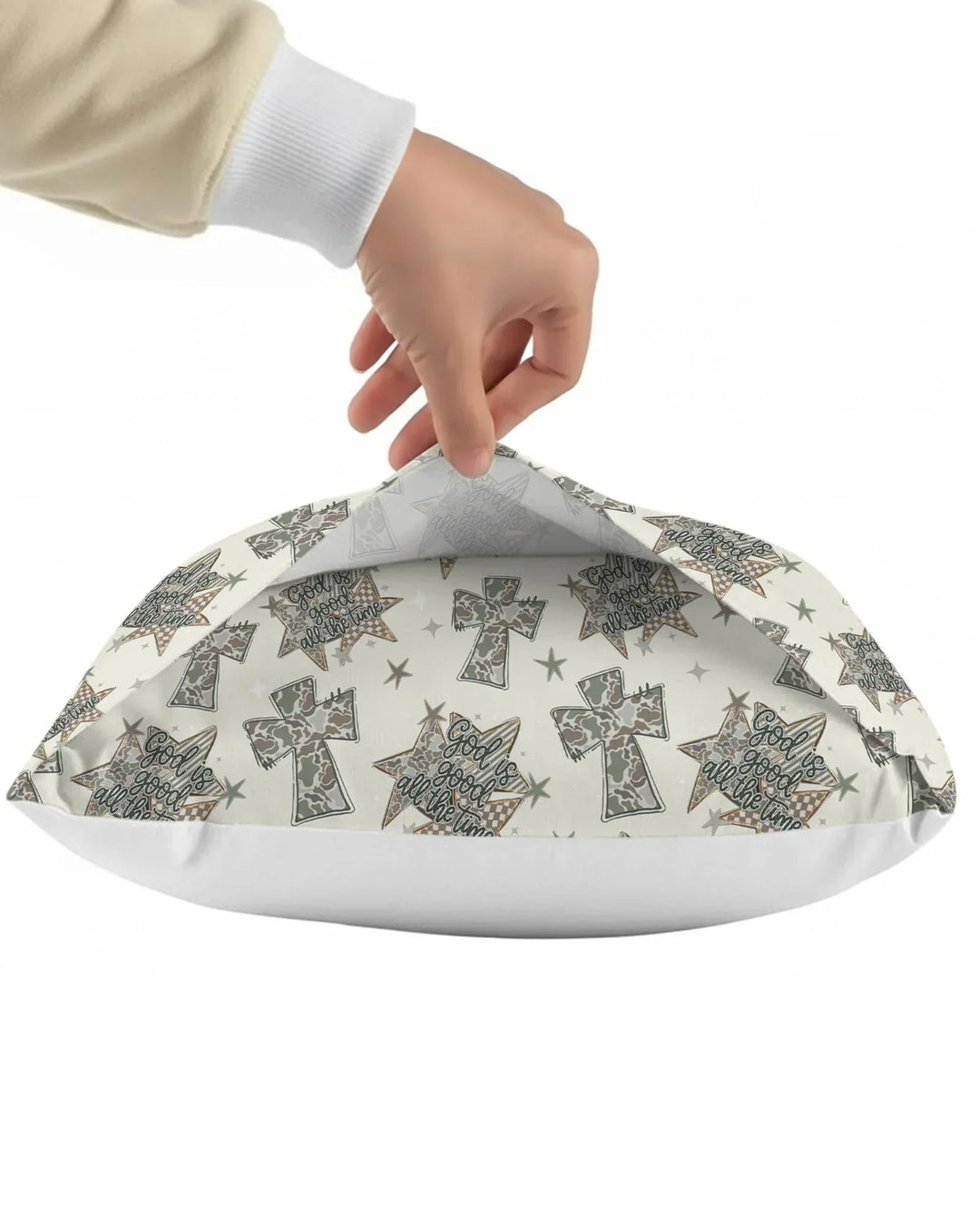 Camo God is Good Family Matching Bamboo Pillow Case