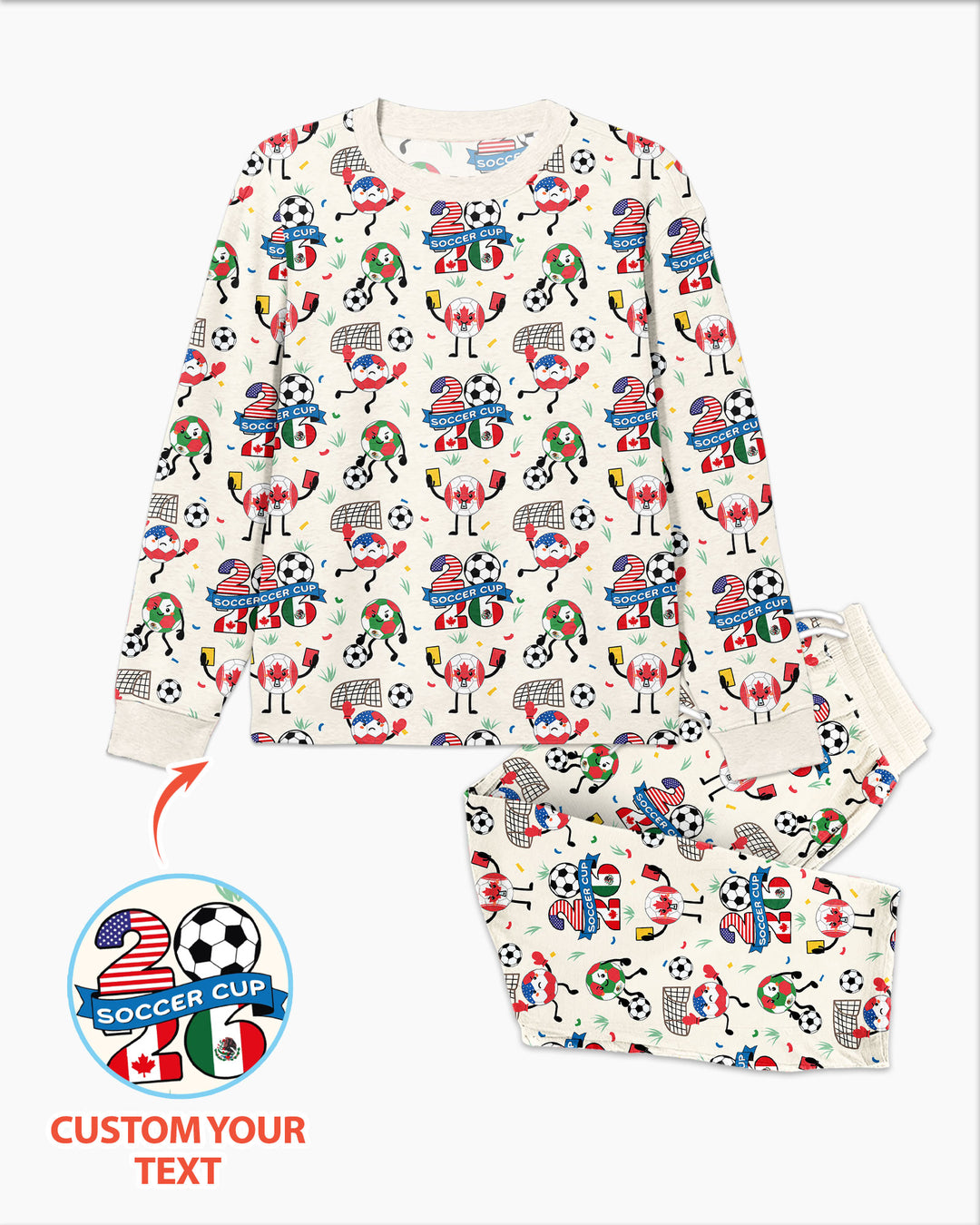 Soccer Squad 2026 Bamboo Men's Pajama Set