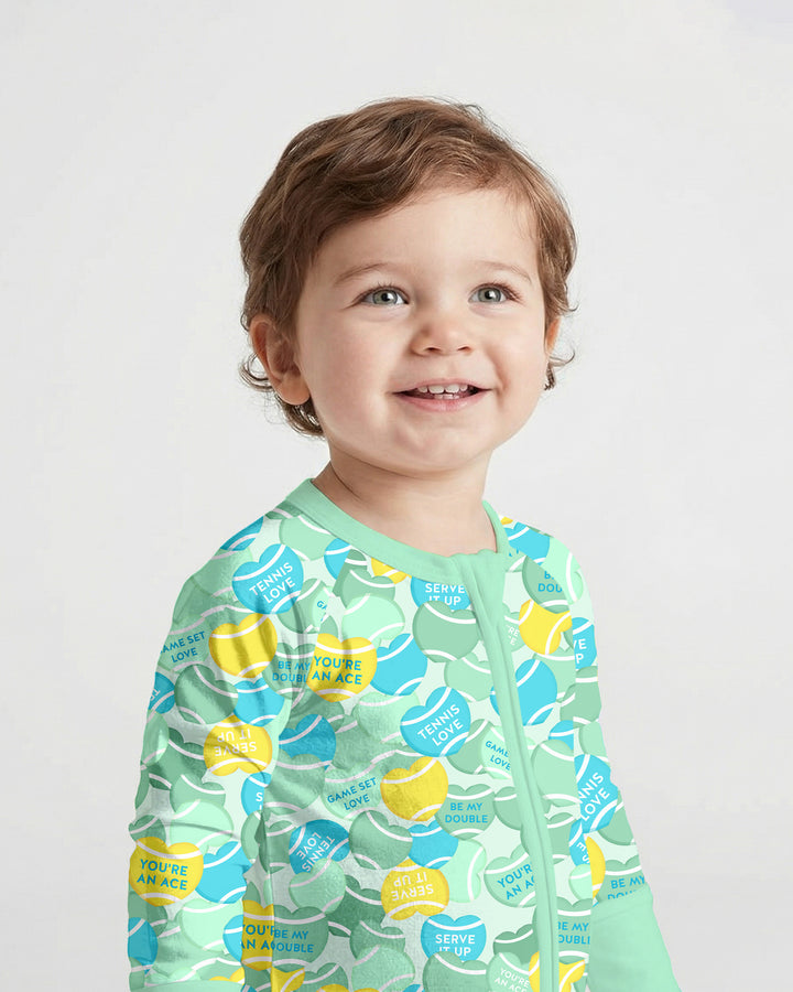 Tennis Candy Family Matching Bamboo Convertible Zippy