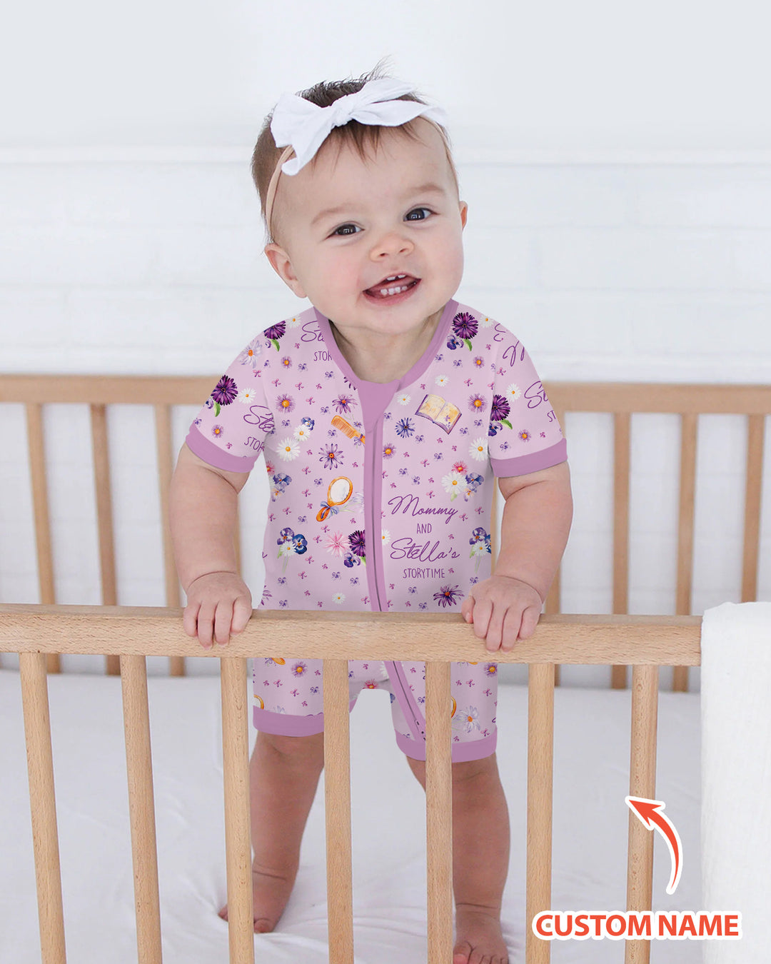 Mommy Daddy And Me Bedtime Story Family Matching Bamboo Shorty Zippy