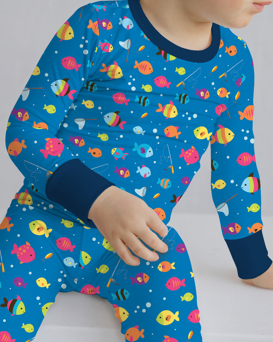 Template Bamboo Two Piece Long Sleeve Pyjamas Set