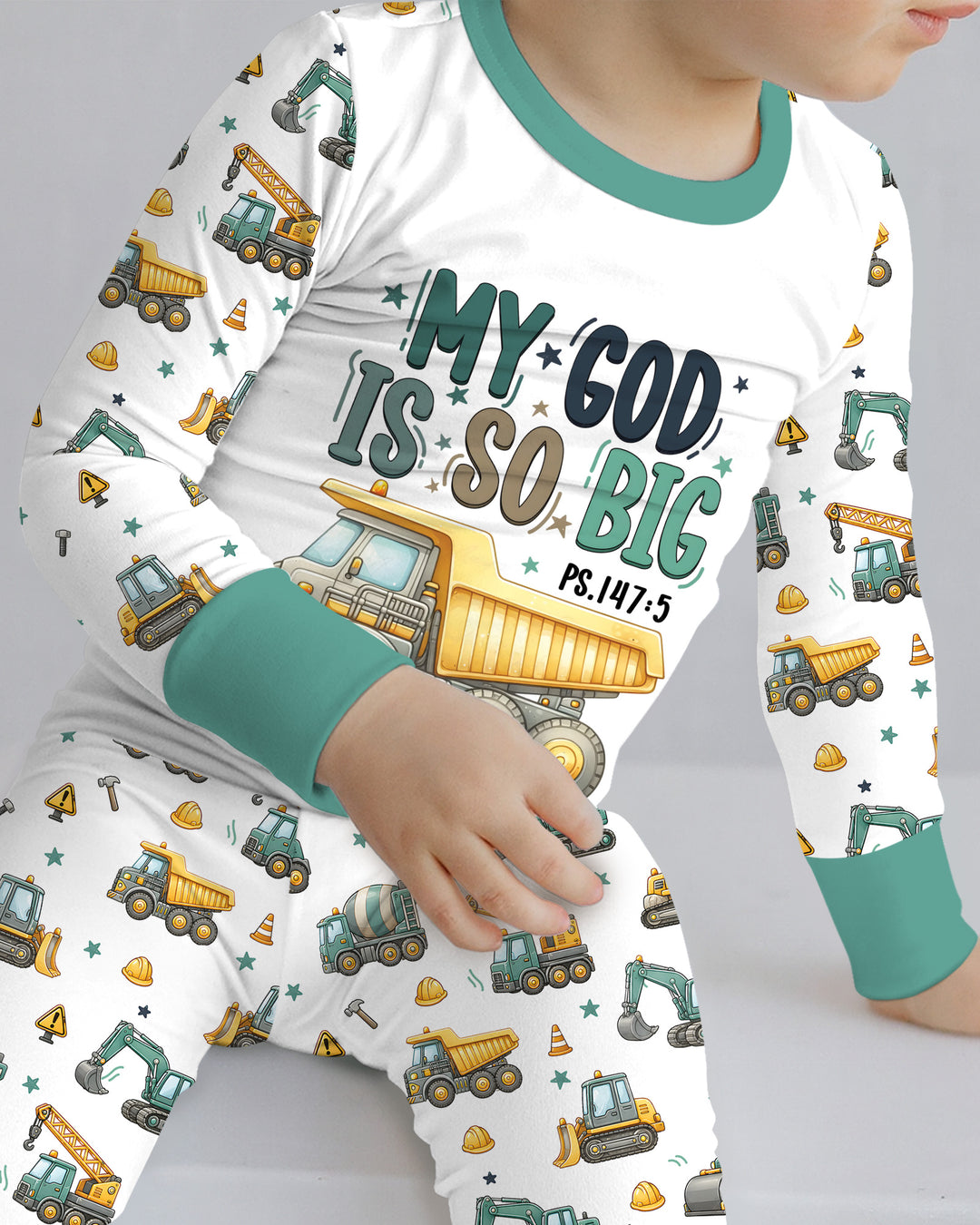 Template Bamboo Two Piece Long Sleeve Pyjamas Set
