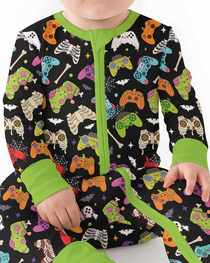 Halloween Skeleton Zombie Gaming Controllers Mummy Boys Bamboo Convertible Zippy