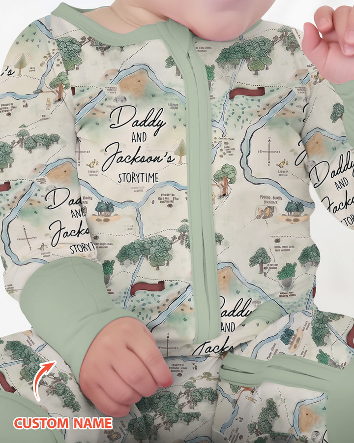Mommy Daddy And Me Bedtime Story Family Matching Bamboo Convertible Zippy