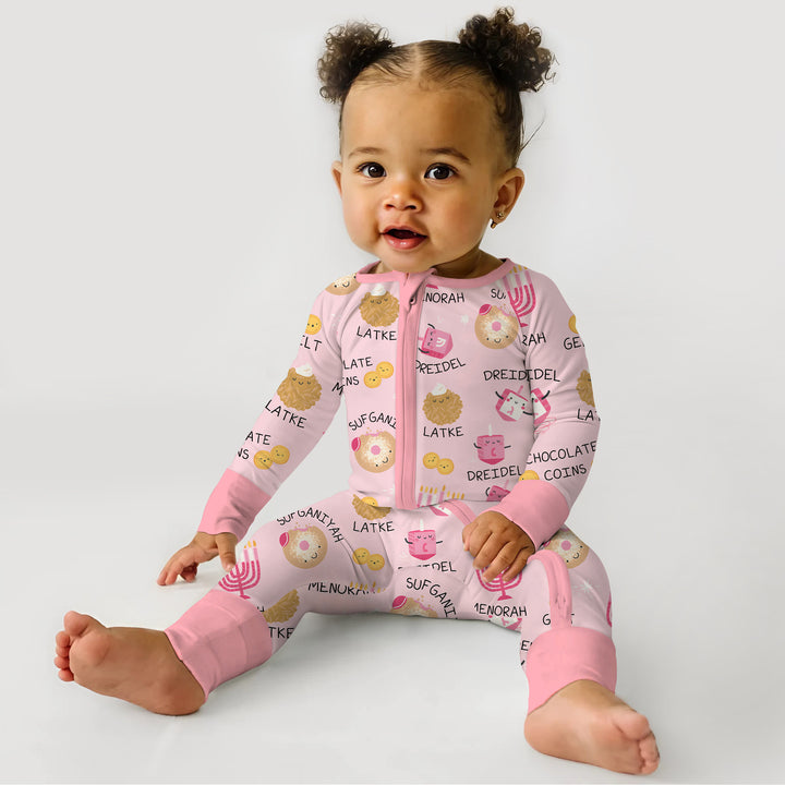 Family Hanukkah Matching Bamboo Convertible Zippy