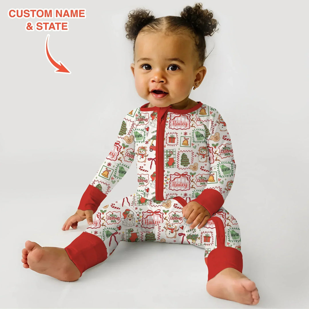 The Little Retro Dreamer Merry Christmas 2025 Convertible Zippy , The Little Retro Dreamer Merry Christmas 2025 Convertible Zippy - 0-3M