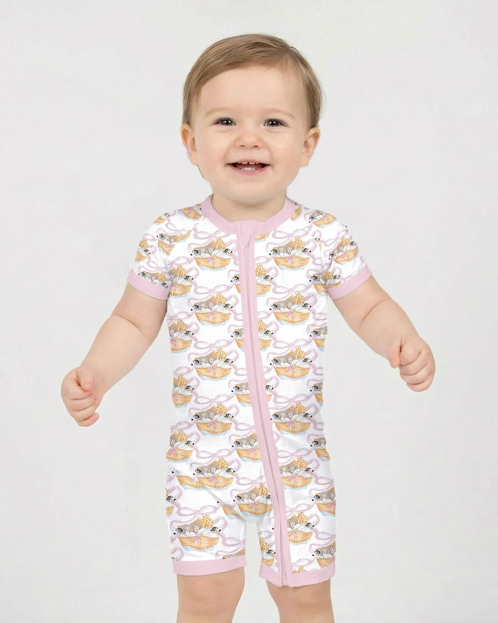 Noah's Ark Bamboo Shorty Zippy