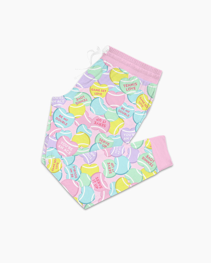 Tennis Candy Family Matching Bamboo Women Pajama Set