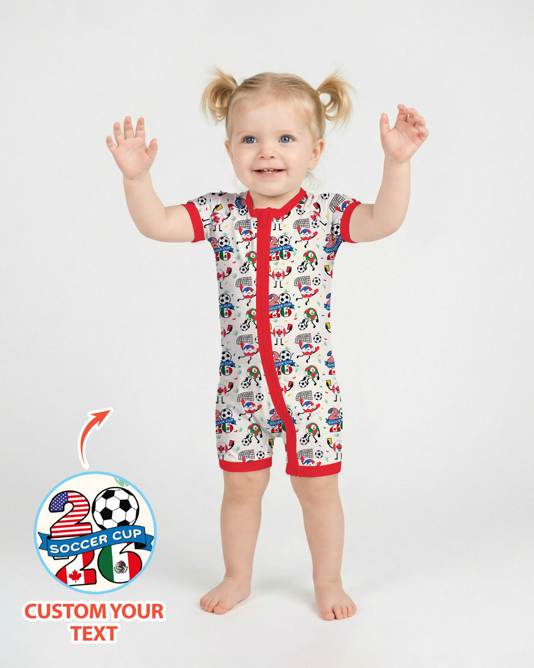 Soccer Squad 2026 Bamboo Shorty Zippy