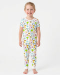 Tiny Scientist Explores The World Bamboo Two Piece Short Sleeve Pajama Set