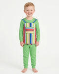 Template Bamboo Two Piece Long Sleeve Pyjamas Set
