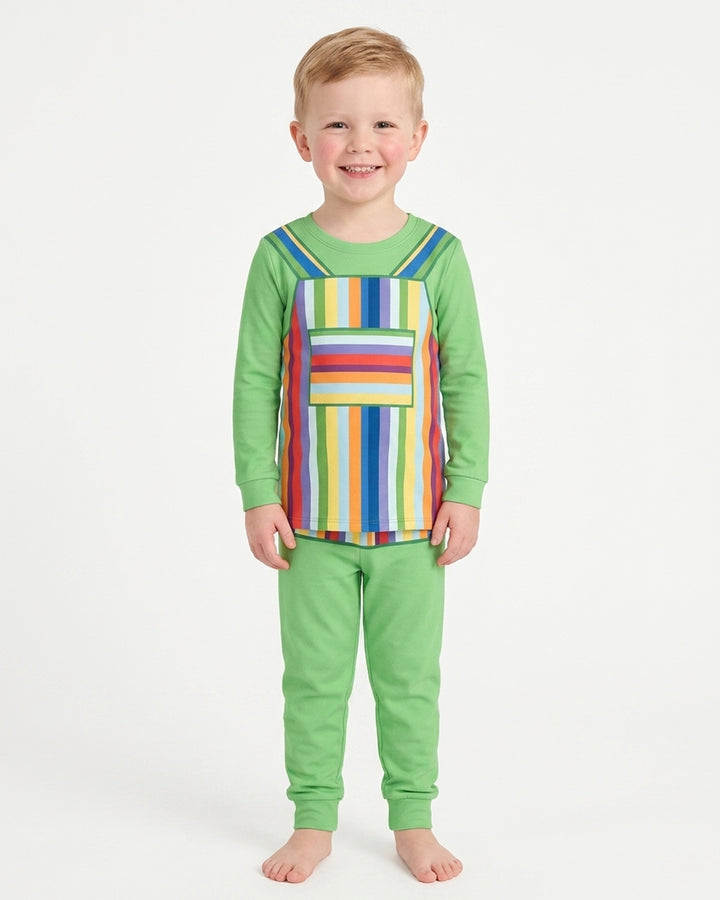 Template Bamboo Two Piece Long Sleeve Pyjamas Set