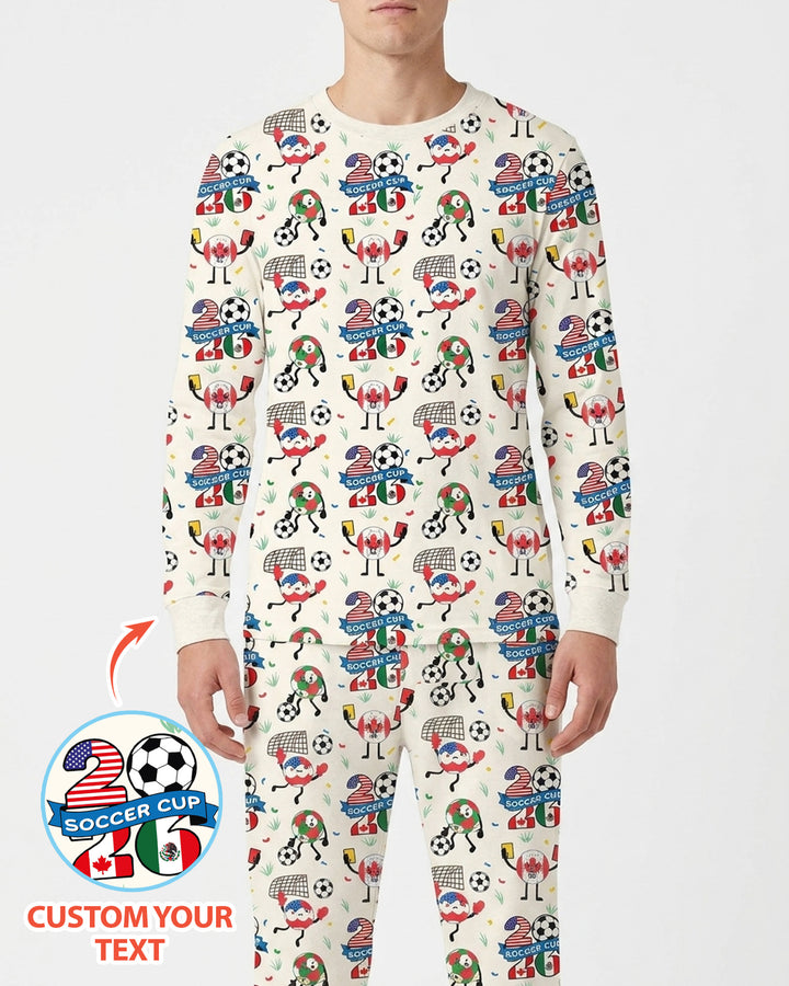 Soccer Squad 2026 Bamboo Men's Pajama Set