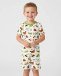 Template Bamboo Two Piece Short Sleeve Shorts Pyjamas Set