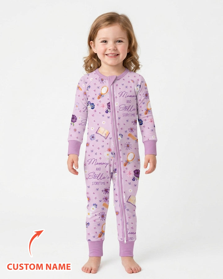 Mommy Daddy And Me Bedtime Story Family Matching Bamboo Convertible Zippy