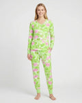 Tennis Candy Family Matching Bamboo Women Pajama Set