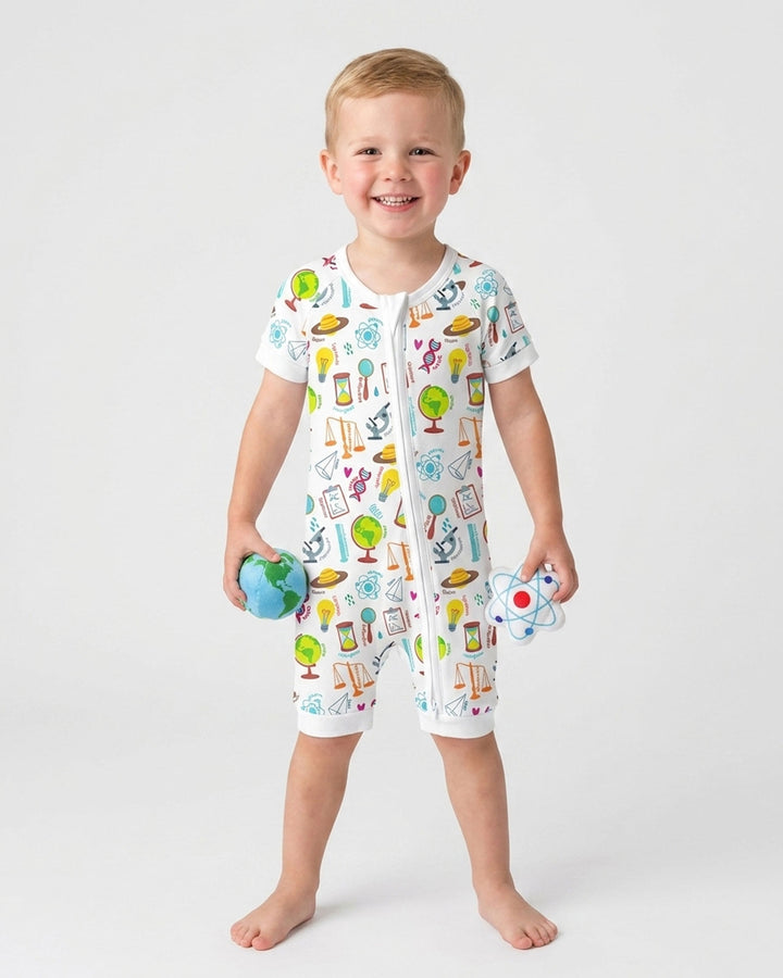 Tiny Scientist Explores The World Bamboo Shorty Zippy