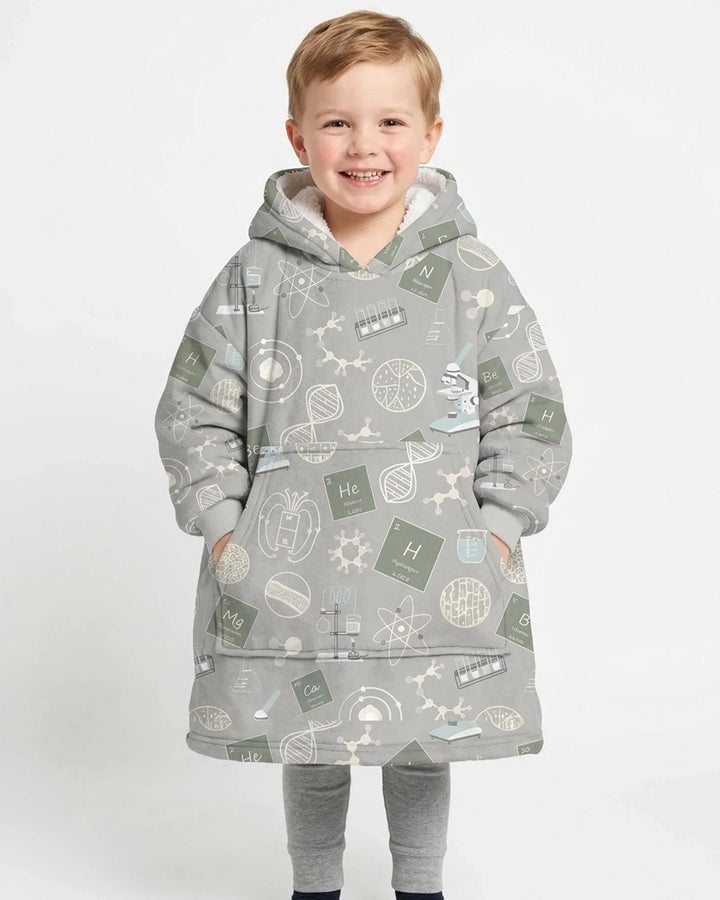 A Moment Of Science Bamboo Blanket Hoodie