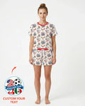 Soccer Squad 2026 Bamboo Women Short Sleeve Short Pajama Set