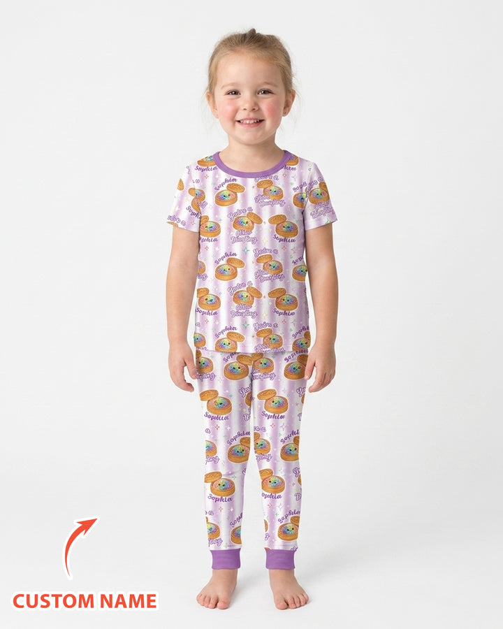 CUSTOM Template Bamboo Two Piece Short Sleeve Pyjamas Set