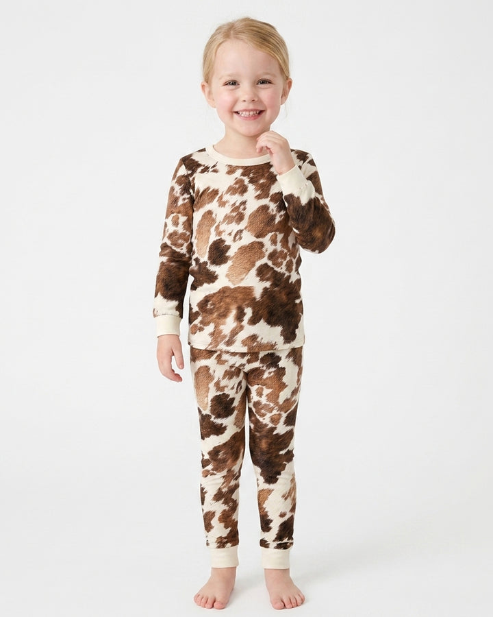 Template Bamboo Two Piece Long Sleeve Pyjamas Set